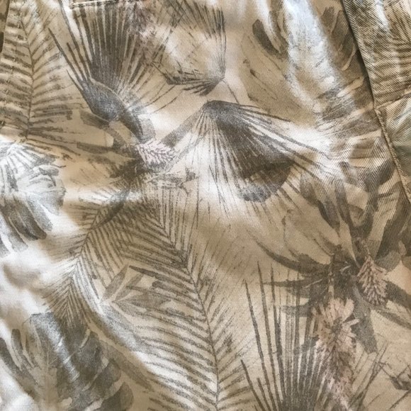 Mitchell Pants by Ecru Sz 8 Tropical Leaf Motif - Picture 14 of 14